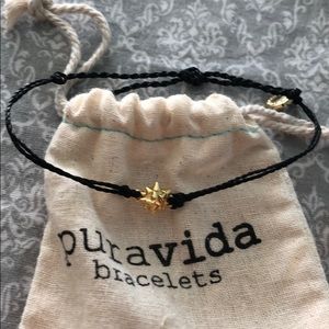 black bow charm pura vida bracelet